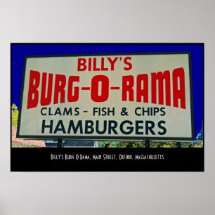 Poster O burg-o-Rama de Billy, St. principal, Oxford,