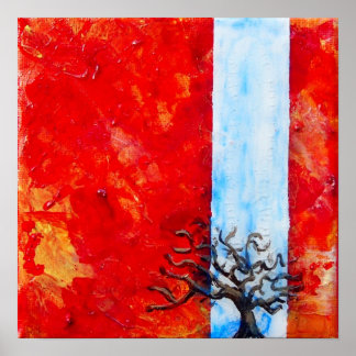 Póster O Burning Bush de Moisés - Êxodo 3:1-22