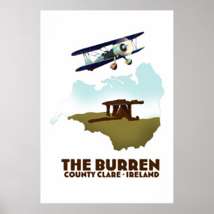 Poster O Burren Condado Clare Irlanda