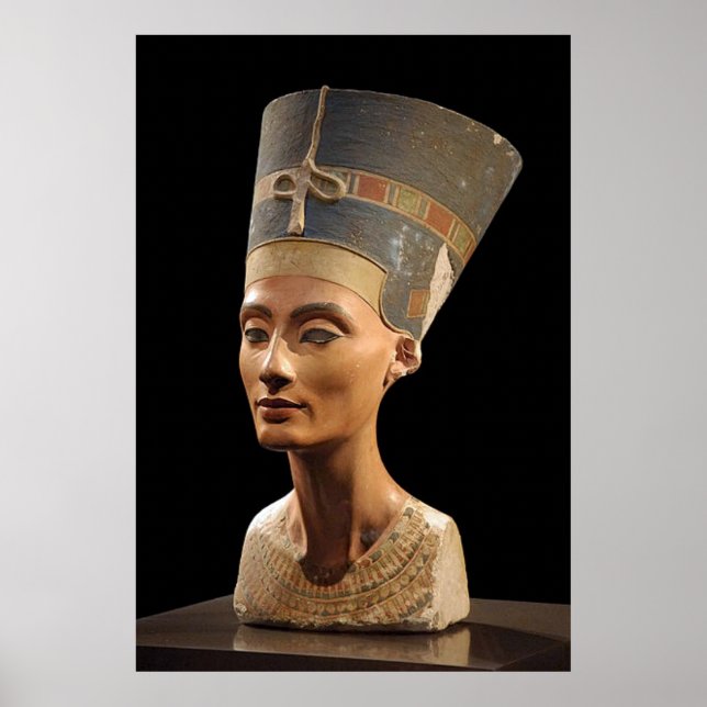 Póster O busto da Rainha Nefertiti (Frente)