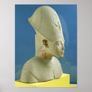 Póster O busto de Amenophis IV de diz EL-Amarna