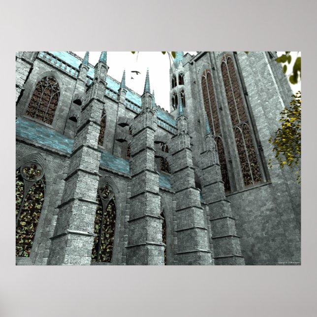 Poster O buzzard e a pomba (Frente)