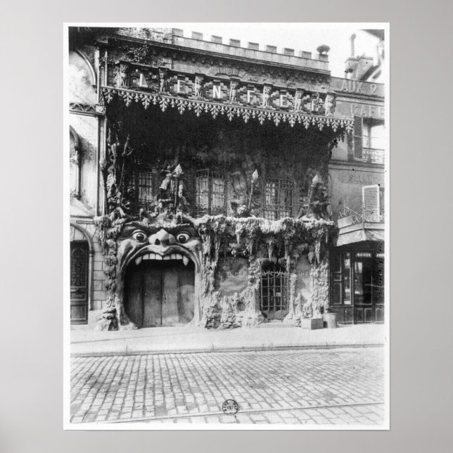 Poster O Cabaret de 'l'Enfer' em Paris (Frente)