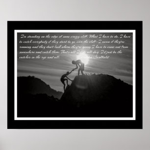 Poster O Caçador na Cotação Rye-Holden Caulfield