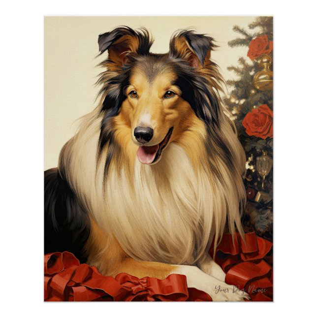 Póster O Cachorro Collie 003 - Odessa Leyendecker (Frente)