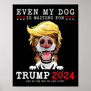 Poster O Cachorro Da Borda Até O Meu Cachorro Está À Espe