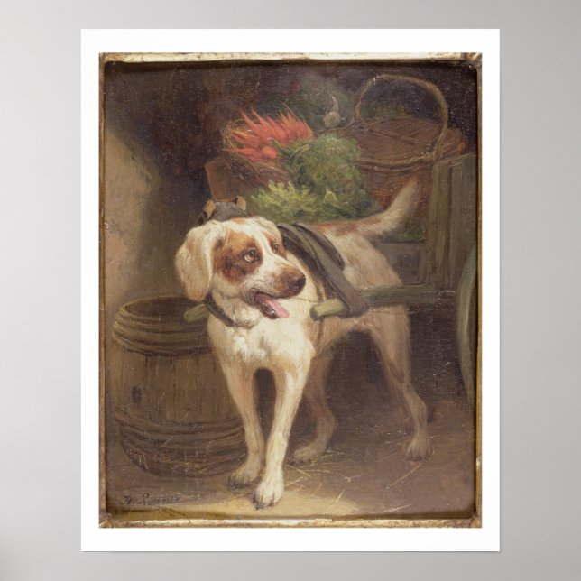 Póster O Cachorro do Cultivo (óleo no painel) (Frente)