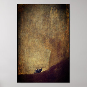 Poster O Cachorro (El Perro) - de Francisco Goya