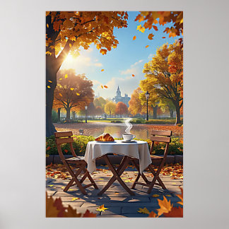 Poster O café da manhã de outono