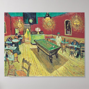 Póster O Café da Noite de Van Gogh