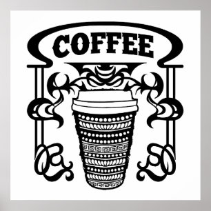 Poster O café é a bebida favorita de todos