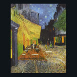 Poster O Café Terrace à Noite por Van Gogh<br><div class="desc">Van Gogh é o Cafe Terrace à Noite</div>