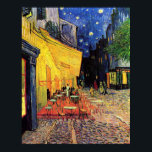 Póster O Cafe Terrace em Arles, à noite - van Gogh<br><div class="desc">Esta pintura intitulada, O Café Terrace em Arles, na noite é feita pelo famoso artista, Vincent van Gogh. Sobre Vincent van Gogh Vincent van Gogh viu a cor como o principal símbolo de expressão. Há uma razão pela qual sua arte se conecta com os espectadores, porque van Gogh estava determinado...</div>