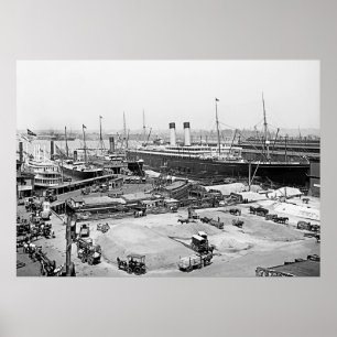 Póster O cais da linha branca da estrela