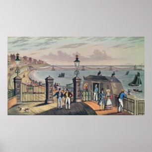 Poster O cais na frente em Brighton