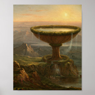 Poster O Cálice do Titã (1833) - Thomas Cole