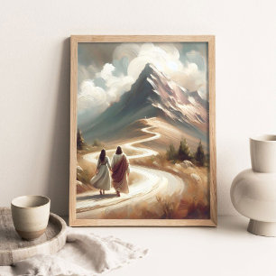 Poster O Caminho à Frente, Arte Cristã Moderna, Jesus Cam