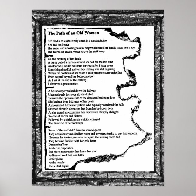 Poster O Caminho da Mulher Velha (Frente)