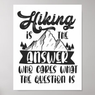 Poster O Caminho De Montanha É A Resposta Que Se Preocup