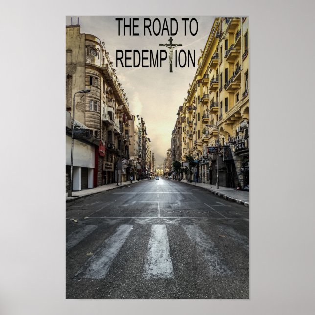 Poster O Caminho para a Redenção. (Frente)