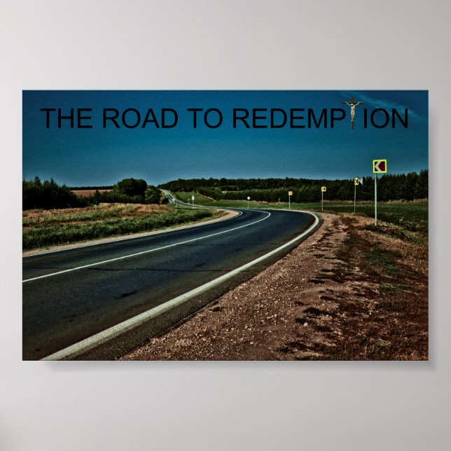 Poster O Caminho para a Redenção. (Frente)