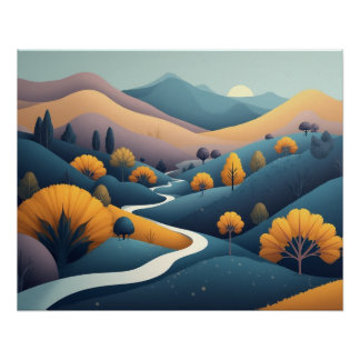 Póster O caminho sinuoso