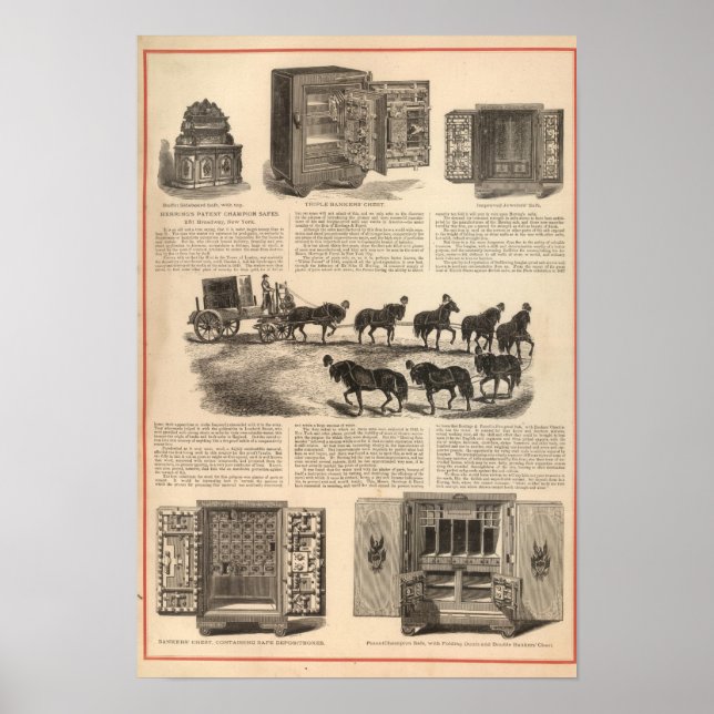 Póster O campeão de patentes do Herring Safes (Frente)