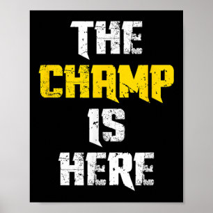 Poster O Campeão Está Aqui Campeonato Motivacional Chamon