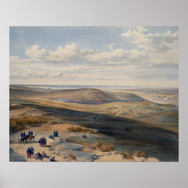 Póster O Campo de Inkerman, placa do "O Assento da Guerra (Frente)