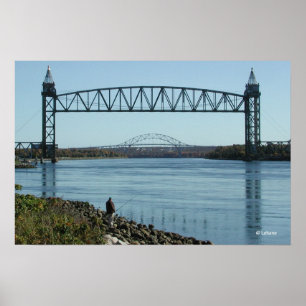 Póster O canal de Cape Cod constrói uma ponte sobre a