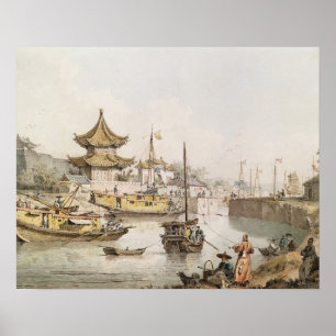 Poster O canal grande, China, (w/c)