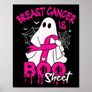Poster O Câncer É Uma Droga Faixa de Apoio ao Halloween