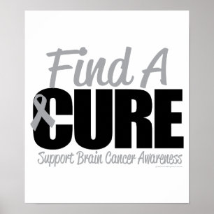 Póster O cancro cerebral encontra uma cura