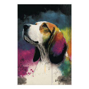 Póster O Cão-Beagle - Composição 001