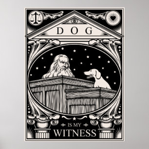 Póster O cão é minha testemunha