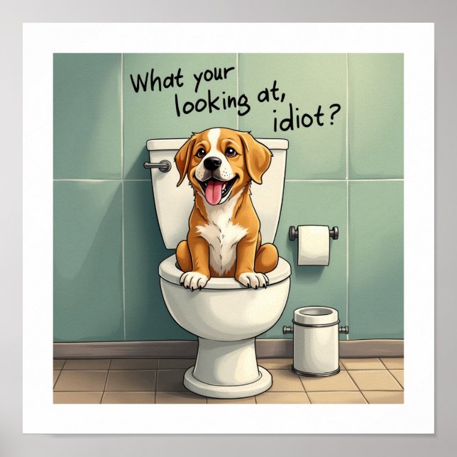 Poster O cão mimado (Frente)