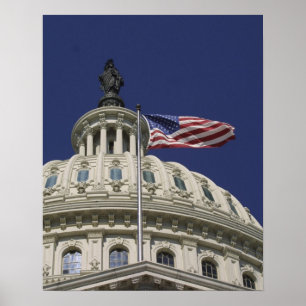 Póster O Capitólio dos Estados Unidos, Washington, DC