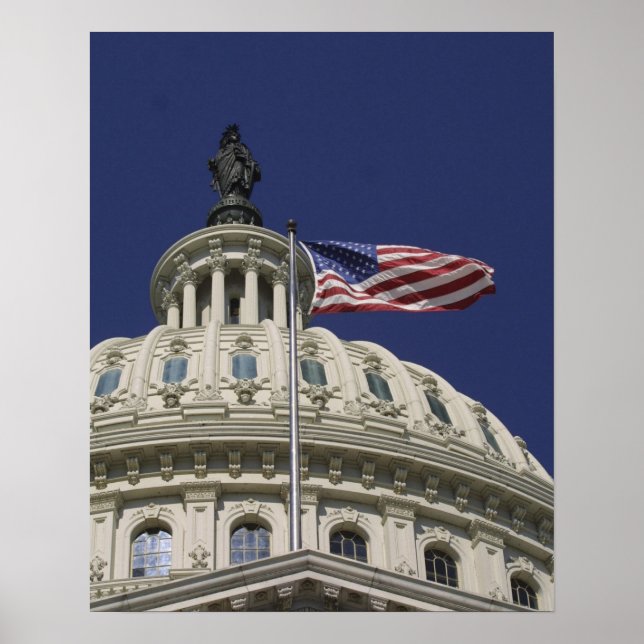 Póster O Capitólio dos Estados Unidos, Washington, DC (Frente)