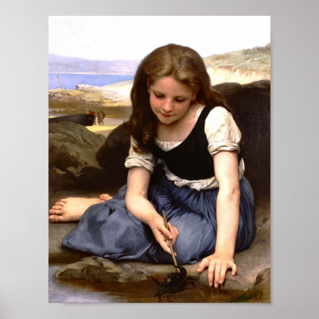 Poster O Caranguejo 1869 William Adolphe Bouguereau (Frente)