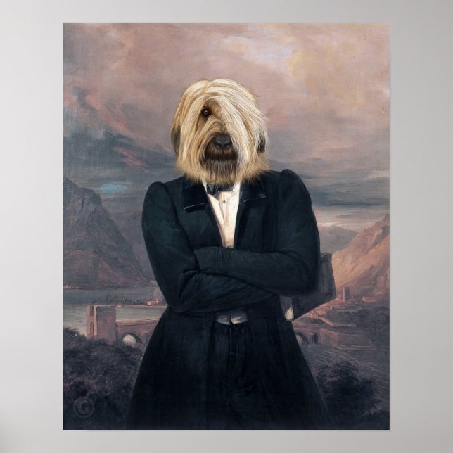 Poster O Carneiro Distinto Pet Divertido (Frente)