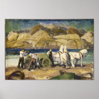 Poster O carrinho de areia de George Bellows