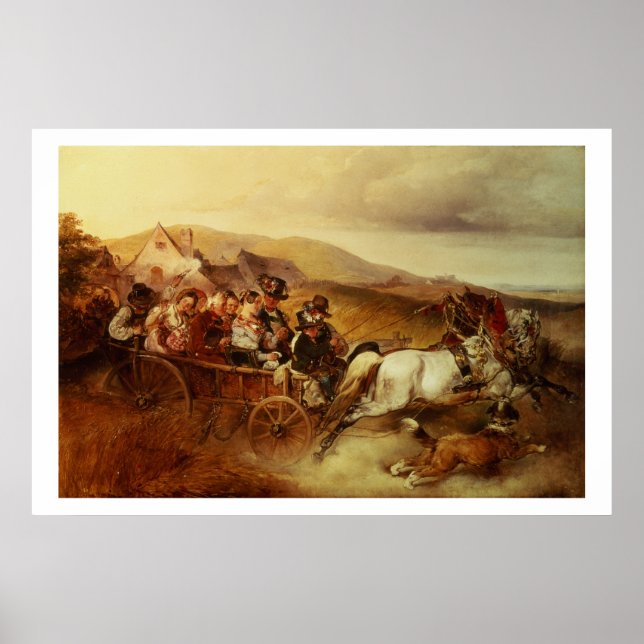 Poster O Carrinho de Casamento (Frente)