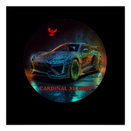 Póster O carro esportivo Cardinal XL5000 Elite
