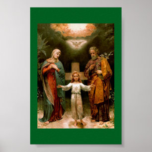 Poster o Cartão da Sagrada Família