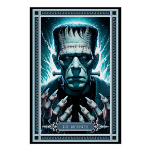 Póster O Cartão de Tarô Monstro do Frankenstein