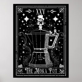Poster O Cartão de Tarot da Café Moka