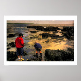 Póster O Cartão de Viagem de Campo