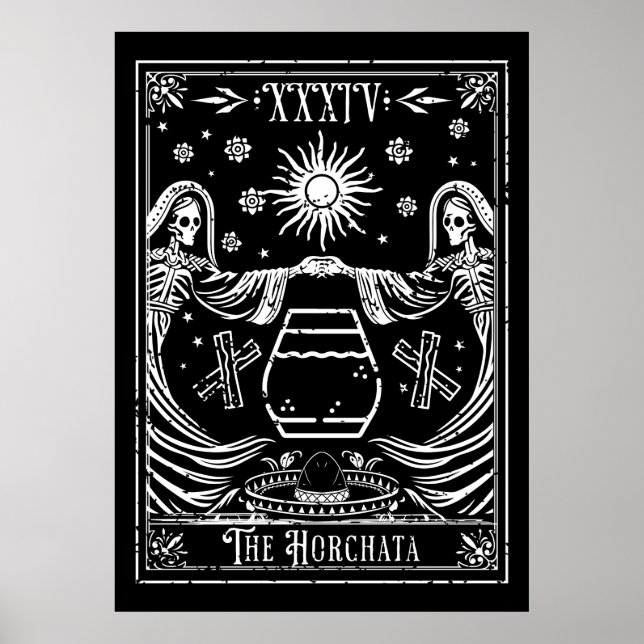 Poster O Cartão Horchata Tarot (Frente)
