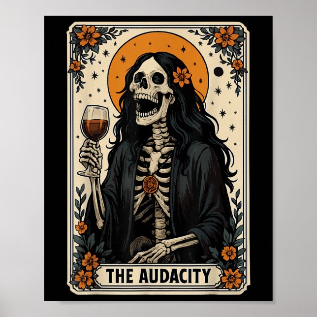 Poster O Cartão Tarot Audácia (Frente)