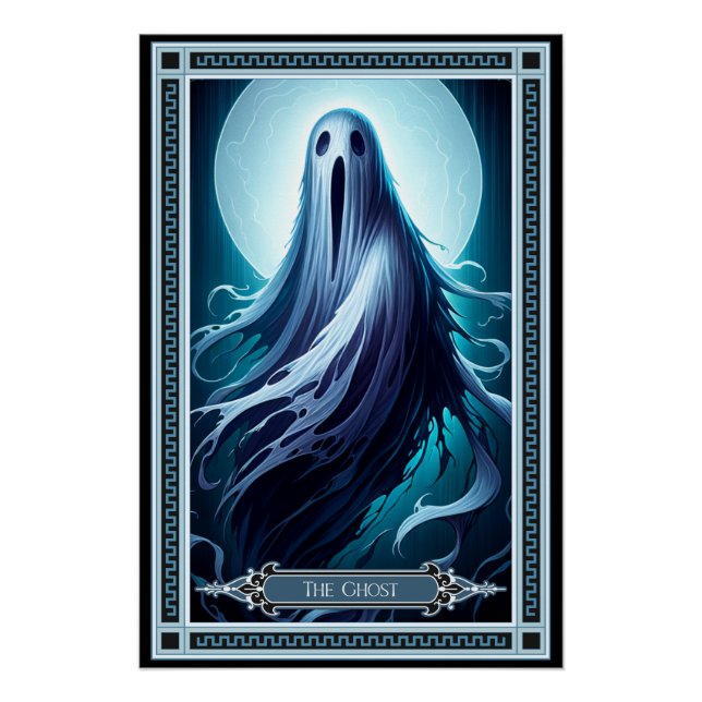 Póster O Cartão Tarot Fantasma (Frente)